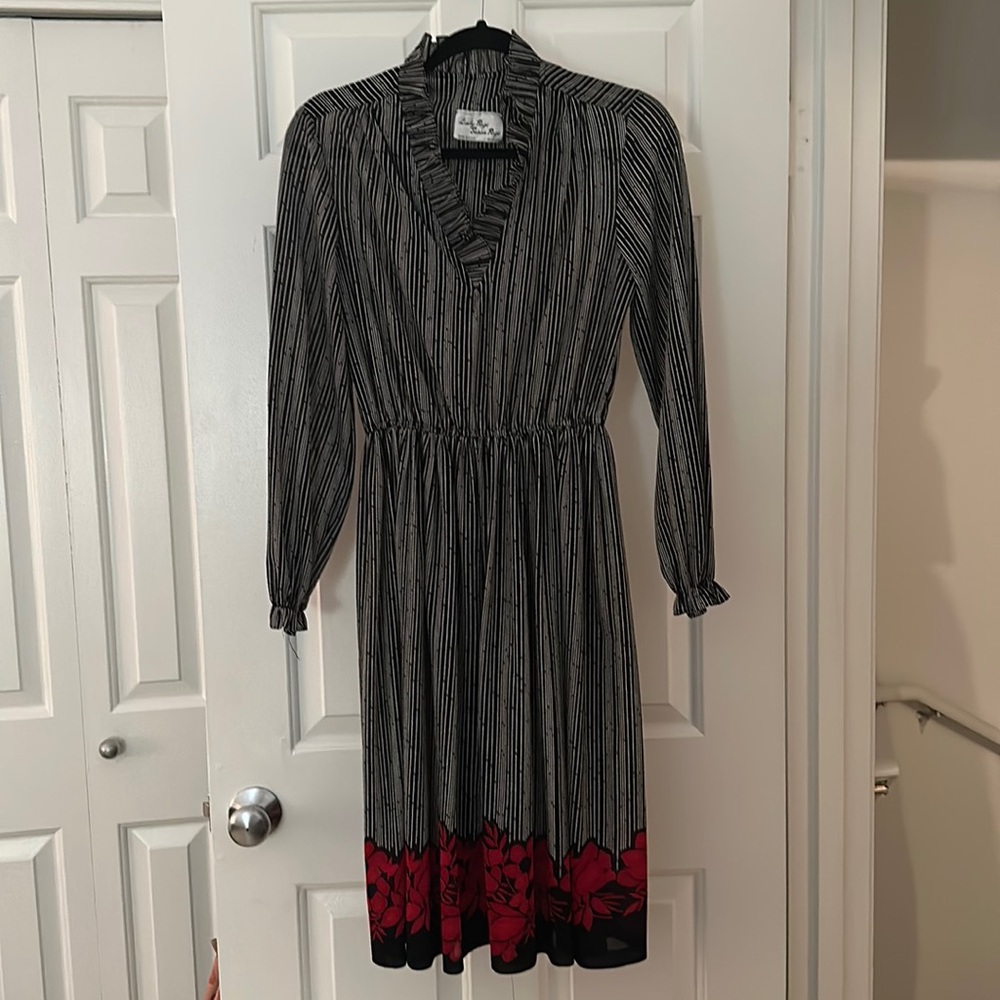Black and white vintage Lady Page Susan Page dress